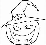 Pumpkin Coloring Scary Pages Halloween Advertisement sketch template