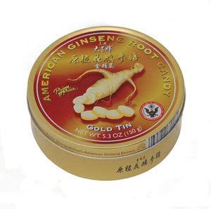 amazoncom american ginseng root candy gold tin  grm hard candy grocery gourmet food