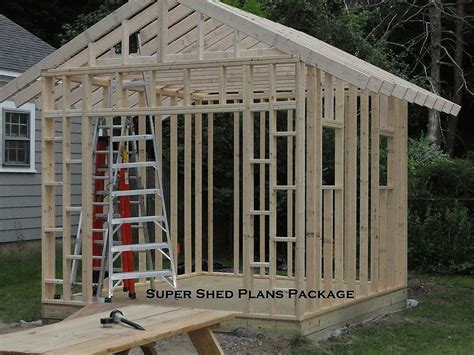 custom design shed plans  gable storage diy