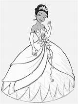 Coloring Princess Tiana Pages Frog Disney Choose Board Printable sketch template