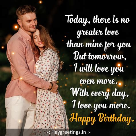 romantic birthday wishes hey