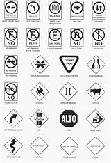 Road Signs Sign Coloring Traffic Mexico Pages Printable Objects Driving Safety Go sketch template