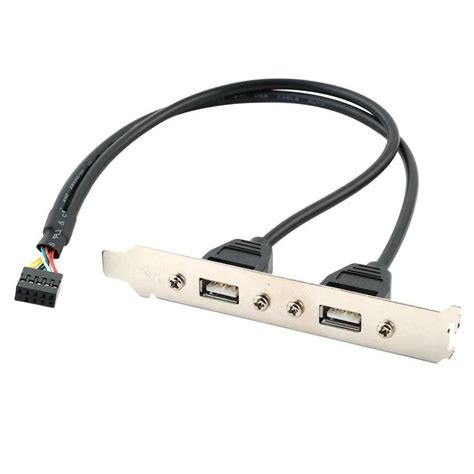 shinebear  port usb    pin mainboard header bracket extension cable  computer rear