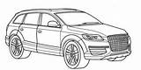 Audi Coloring Pages Cars A4 Kids Bmw Q7 Drawing Drawings Choose Board 83kb 354px sketch template