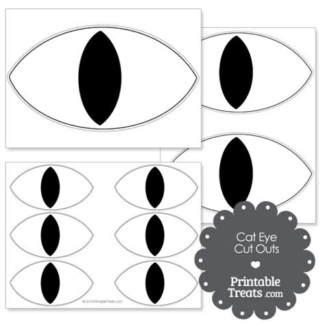 cat eye template printable printable templates