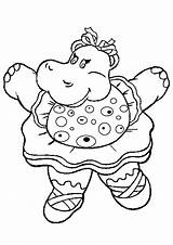 Hippo Colouring Procoloring Kidspot sketch template