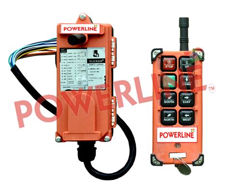 red powerline eot crane remote control usage material handling rs  piece id