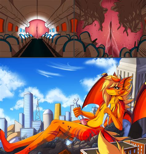 Rule 34 2020 Aircraft Airplane Anthro Building City Destruction