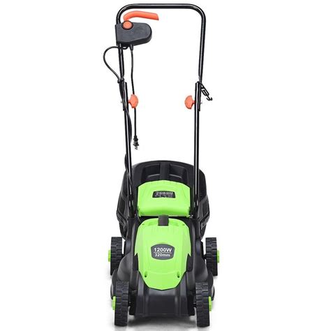 14 Electric Push Lawn Corded Mower With Grass Bag Lawn Mower Push