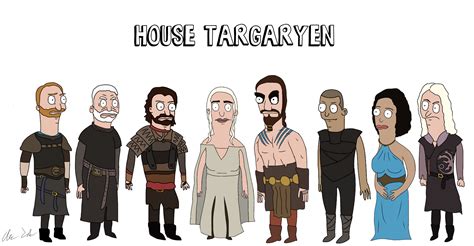 geek art gallery mash up bob s burgers game of thrones