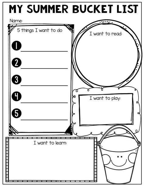 summer worksheets  coloring pages  kids   school year