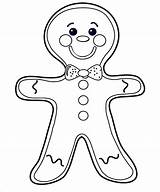 Gingerbread Man Template Pages Templates Funny sketch template