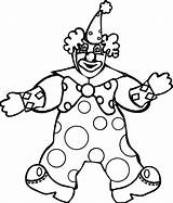 Coloring Clown Wecoloringpage Pages sketch template