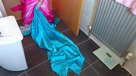 wanking and cumming over blue satin prom dress gay porn 1c