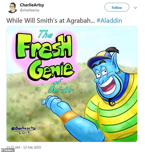 will smith thought those aladdin memes making fun of his genie were