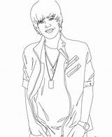 Justin Bieber Coloring Pages Printable Books Comments sketch template