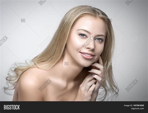 attractive blonde image and photo free trial bigstock