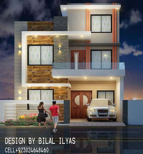 house design front elevation  marla pk information