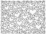 Corazones Colorare Coeur Coloriage Cuori Coeurs Coloriages Muchos Hearts Herzen Adult Adultos Adulti Cuore Adulte Heart Mandala Relajante Pintar Ausmalen sketch template