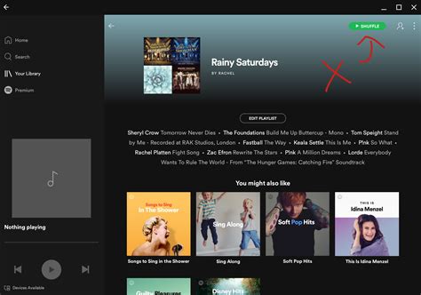 `shuffle` play button of playlist not working in l page 4 the