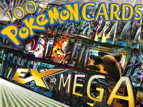 Pokemon Tcg 100 Card Lot Gx Ex Or Mega Ex Ultra Hyper