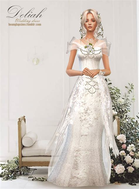 sims  deliah wedding dress  sims book