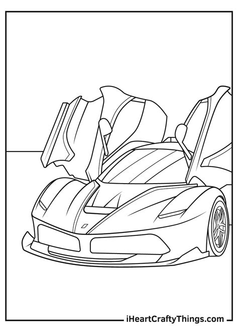 supercar coloring pages    printable nature