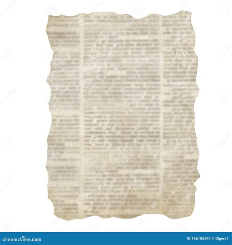 set  torn newspaper pieces isolated  white background  grunge