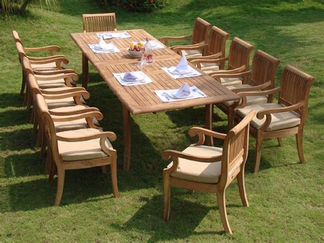 compare  choose reviewing   teak outdoor dining sets teak patio furniture world