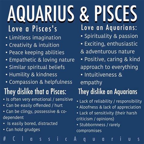 Aquarius And Pisces Relationship Listed Above Are The Positive Aspects