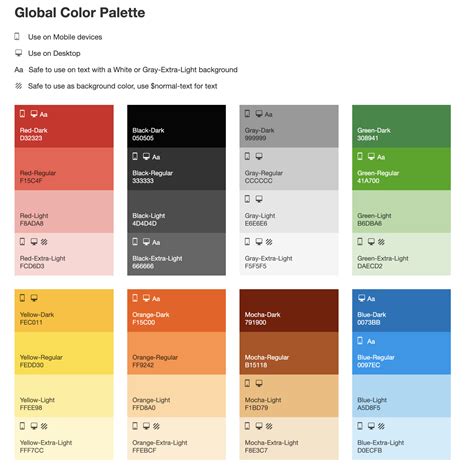 branding color palette guideline examples