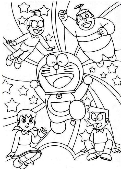 Doremon Free Coloring Pages