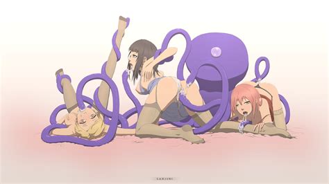 Blue Tentacles Orgy By Leartni Hentai Foundry