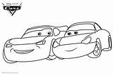 Cars Tia Mia Coloring Pixar Pages Printable Kids sketch template
