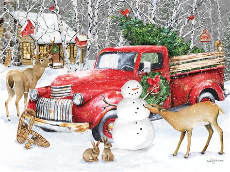 country christmas jigsaw puzzle