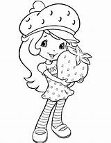 Strawberry Shortcake Coloring Pages Cartoon Colouring Choose Board Animal sketch template