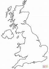 Outline Map Blank Kingdom United Printable England Coloring Pages Anime British Isles Game Maps Print Find Countries Search Public Again sketch template