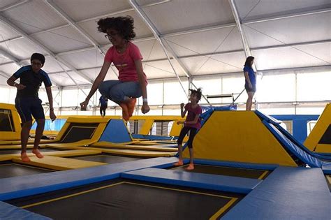 singapores largest indoor trampoline park opens  straits times