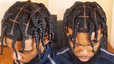 individual braids men   turn  afro  curls curly hair