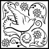 Taube Doves Colombe Uccelli Bird Ausmalbilder Coloriage Tauben Malvorlagen Ausmalbild Symbolize Rocks Megghy Coloriages Colorare sketch template