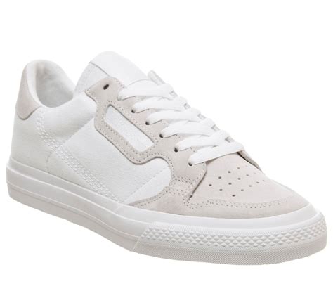 adidas continental vulc trainers white gum unisex sports white sneaker shoe care shoe laces