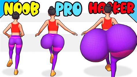 Evolution Of Big Butt In Twerk Race 3d Noob Vs Pro Vs Hacker Youtube