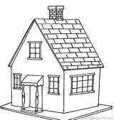 Brick House Coloring Pages Drawing Getdrawings Drawings sketch template