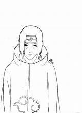 Itachi Lineart Renny08 sketch template