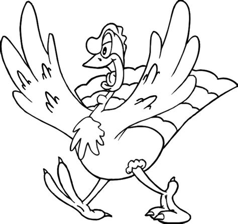 thanksgiving turkey  coloring page