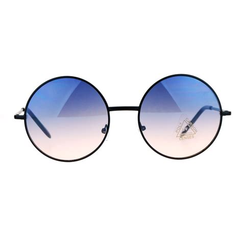 Sa106 Oceanic Color Lens Round Circle Hippie Sunglasses Ebay