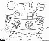 Teo Boot Colorare Disegni Vaixell Malvorlagen Gehen Vai Ayo Barca Ausmalbilder sketch template