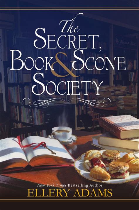 secret book scone society  ellery adams book read