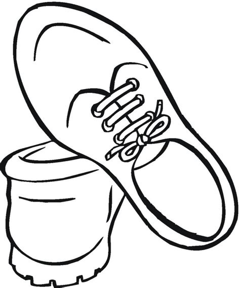 shoes coloring pages getcoloringpagescom