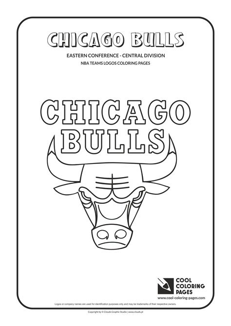 cool coloring pages chicago bulls nba basketball teams logos coloring